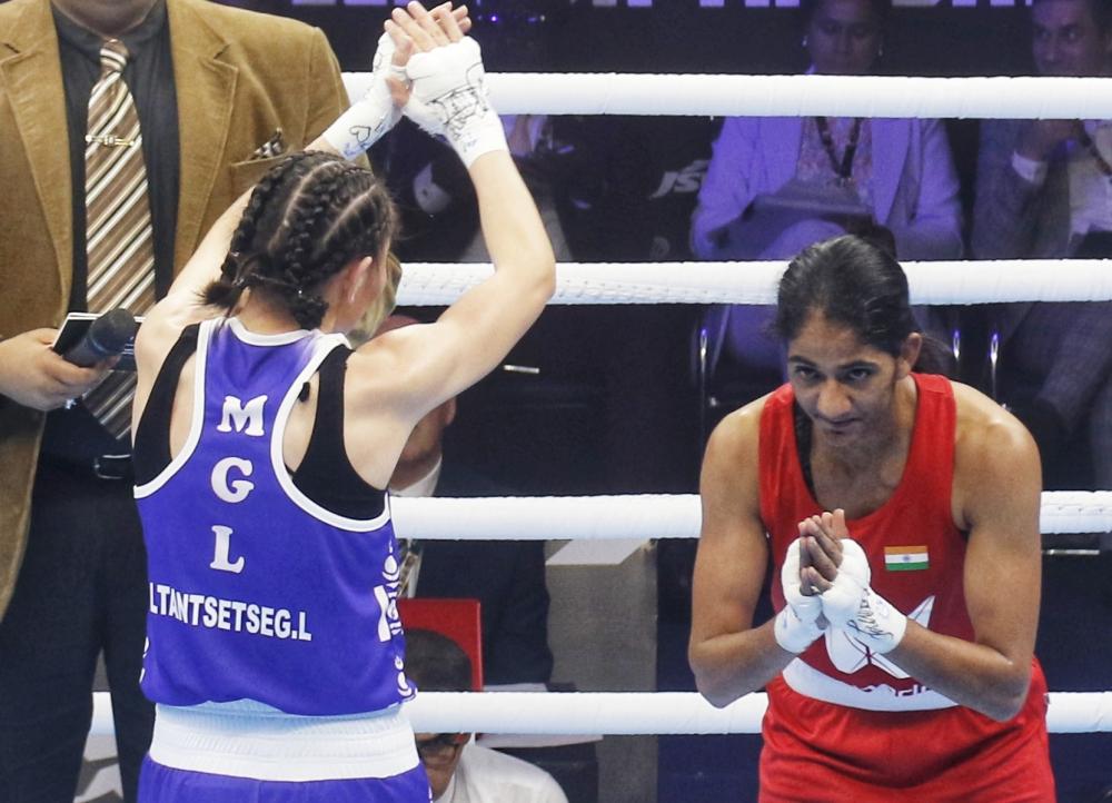 The Weekend Leader - Women's World Boxing C'ships: India's Nitu Ghanghas clinches gold